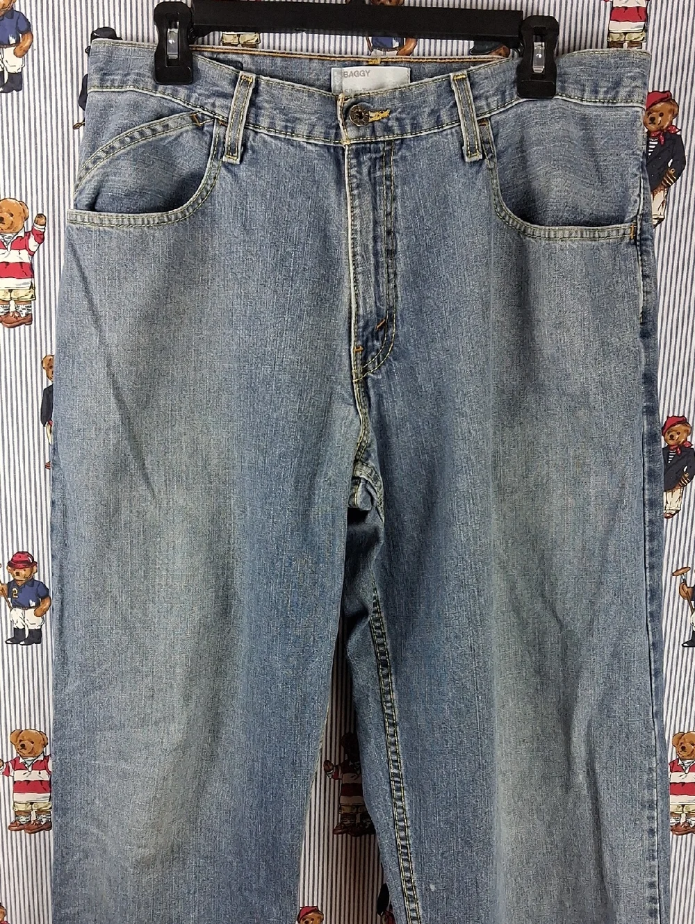 Y2k Vintage Levi's Silver Tab Baggy Fit Med Wash Fade Mens 33/34 Casual Jeans